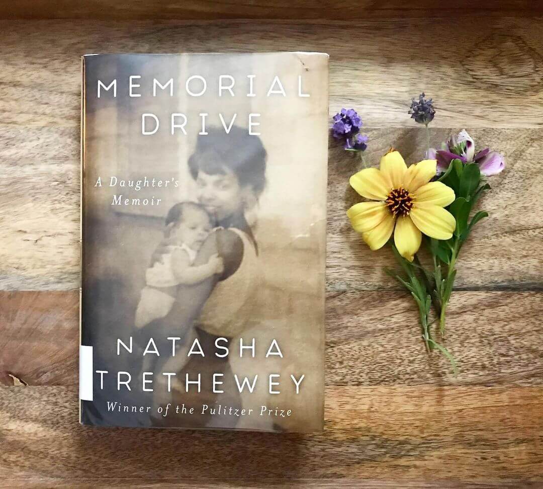 memorial drive book and yellow flower